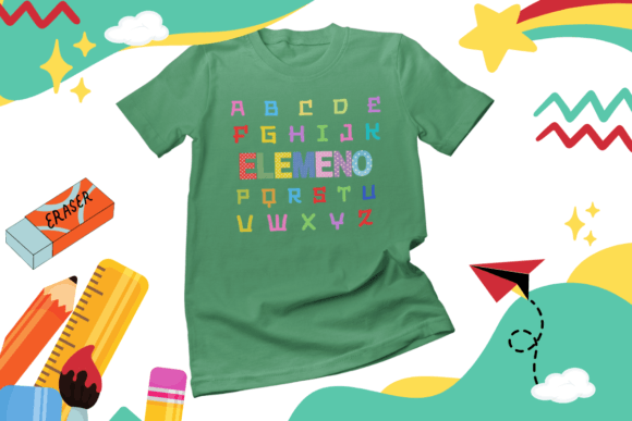 ABC Elemeno: Kindergarten Graphics for Crafts