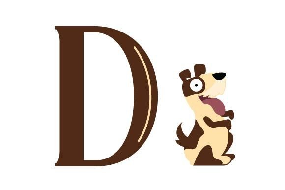 Alphabet Letter D for Crafts and School Amp Projects
