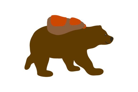 Cute Bear with Backpack: Crafts for School Amp Projects