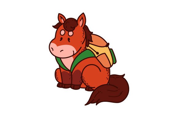 Cute Horse with Backpack: School Amp Crafts Review
