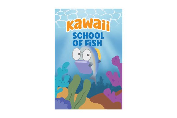 Kawaii School of Fish Watercolor Review