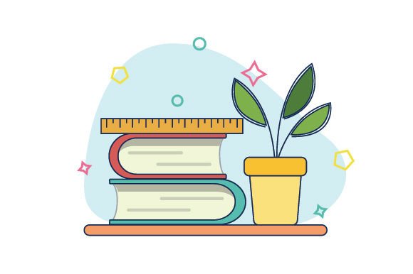 Ruller on Top of Books: A Designer's Take on School Embroidery