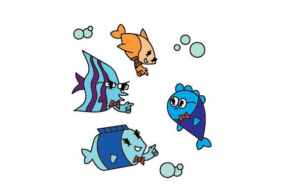 School of Fish Bullies the Cute Tuna Fish: A Fairy Tales Crafts Asset Review