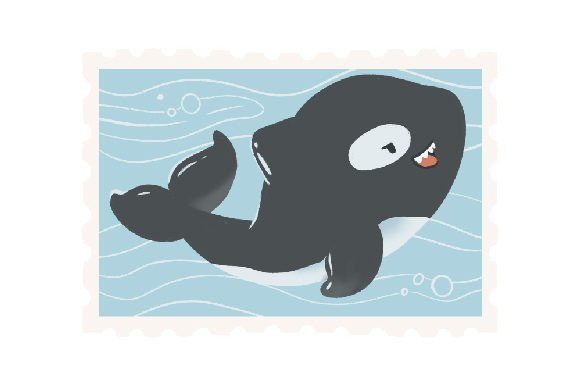Vintage Stamp Craft: Kawaii Fish Fairy Tales